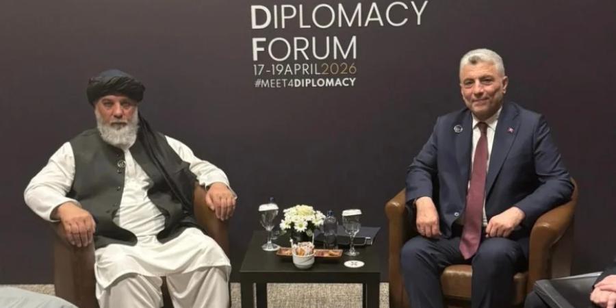 Afghanistan’s Minister of Industry and Commerce Nooruddin Azizi met Turkiye’s Trade Minister Omer Bolat